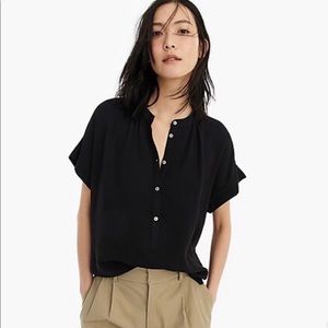 J. Crew Drape Popover Blouse